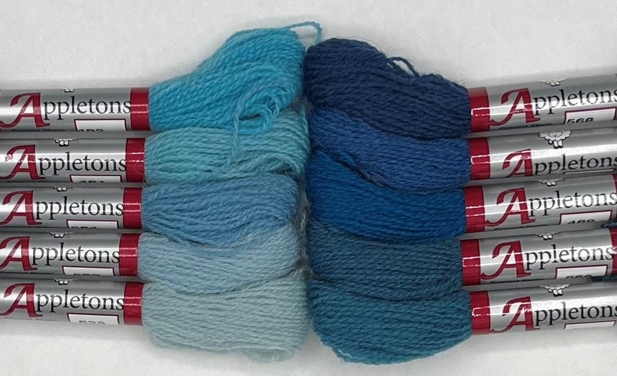 Appleton Water Crewel 2 Ply collezione lana acqua