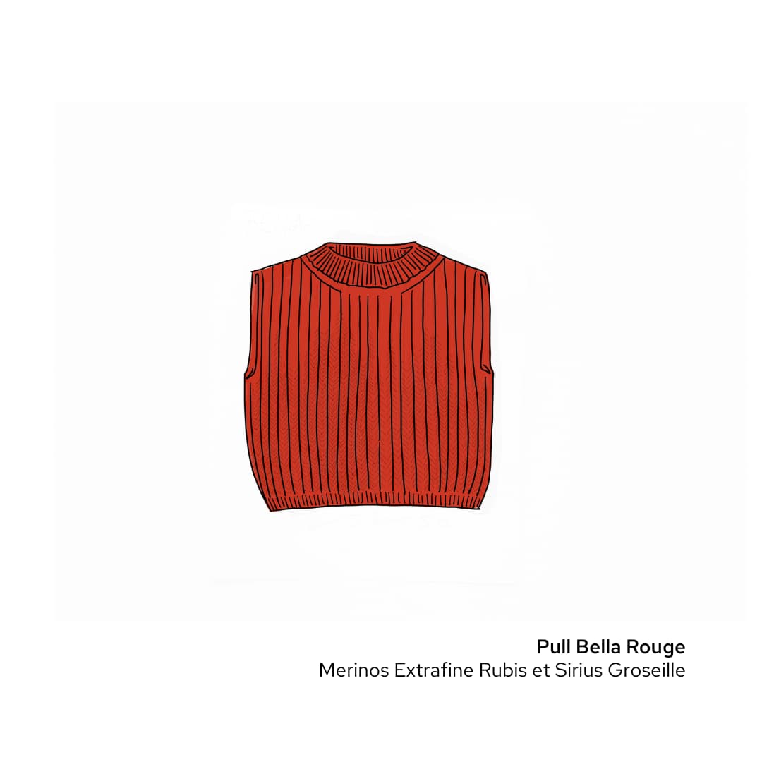Anny Blatt Bella Dune gilet merino e mohair