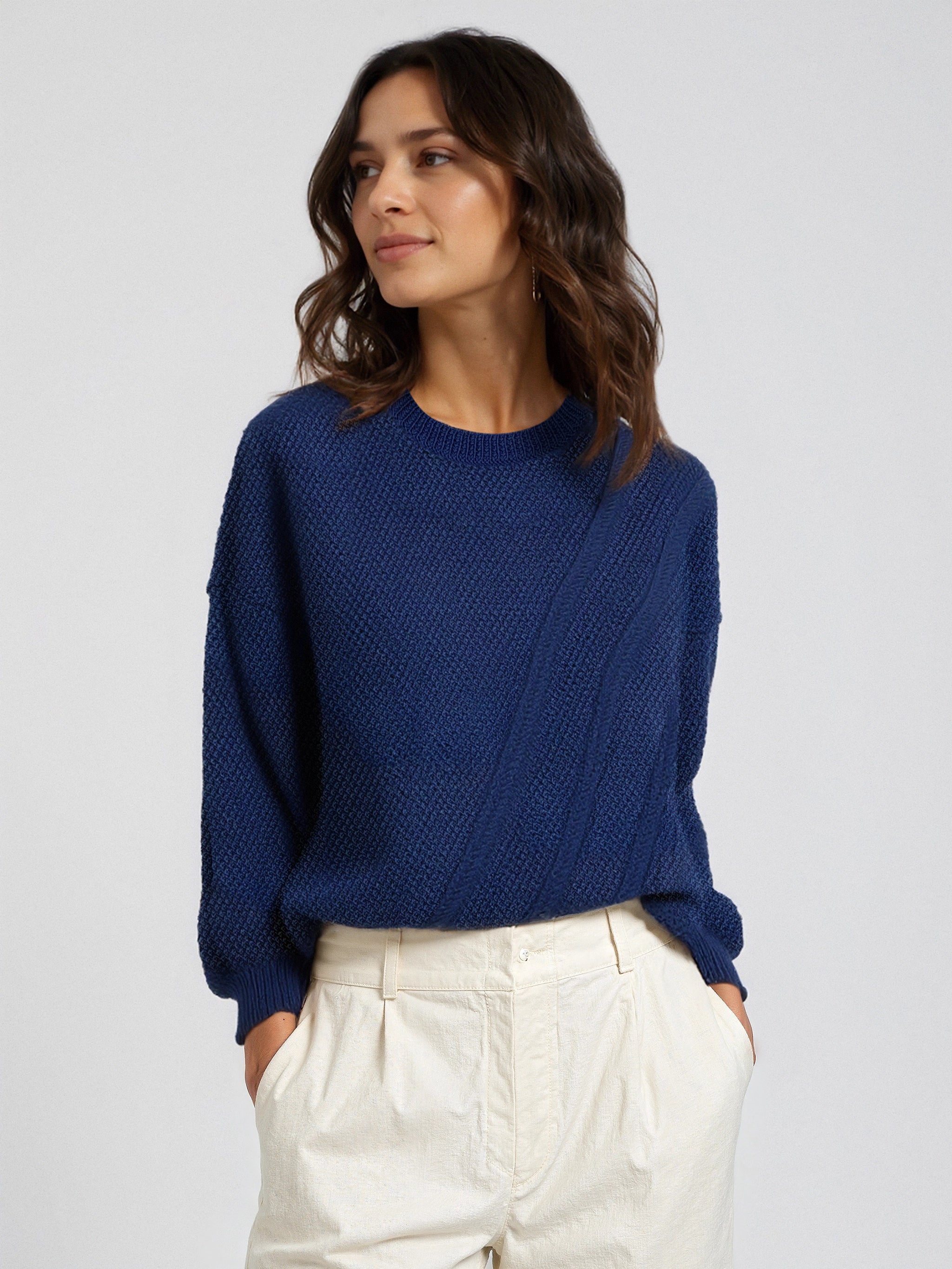 Anny Blatt Vicky kit maglia merino girocollo