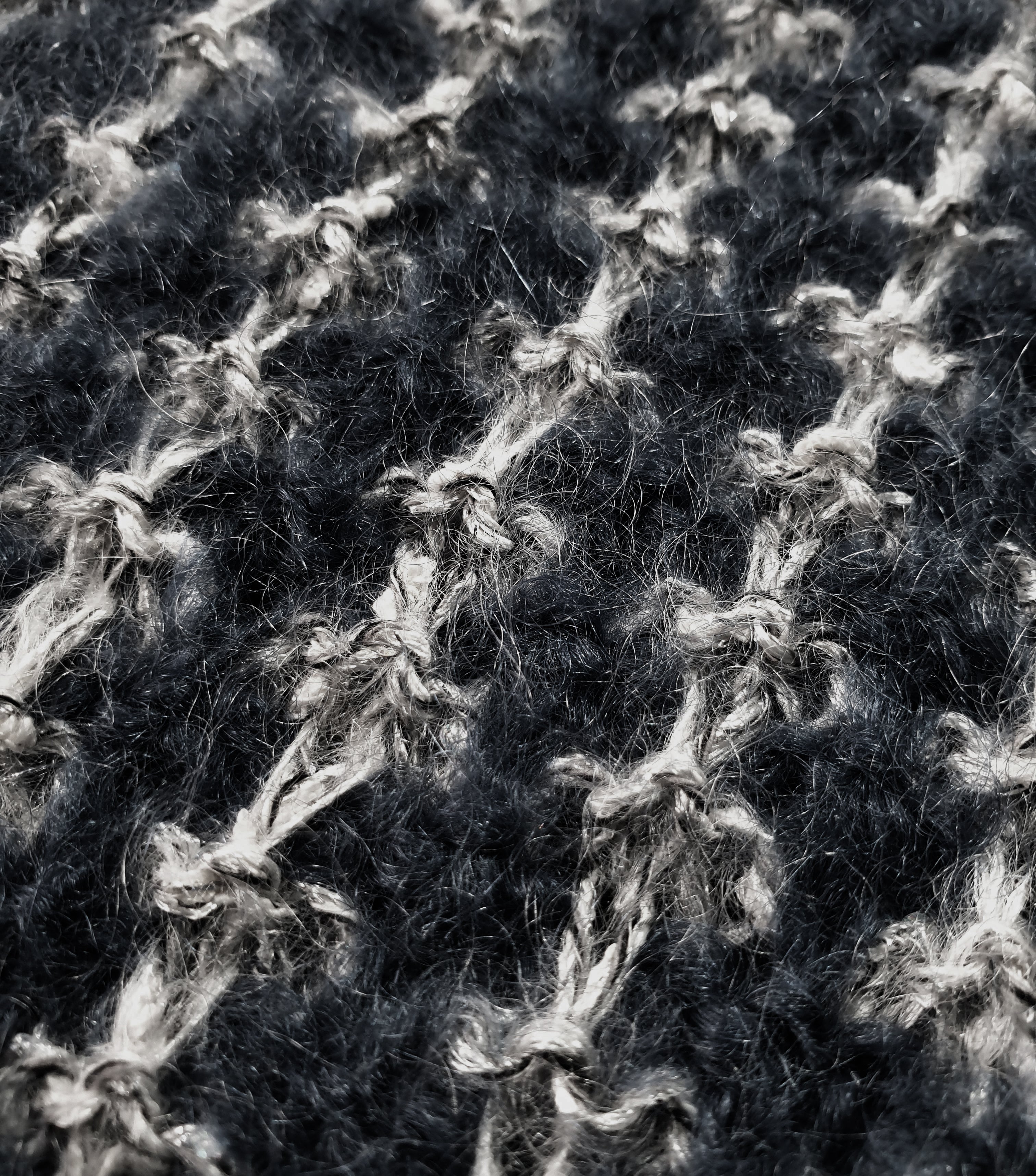 Anny Blatt Chamonix kit sciarpa berretto guanti pacifico mohair