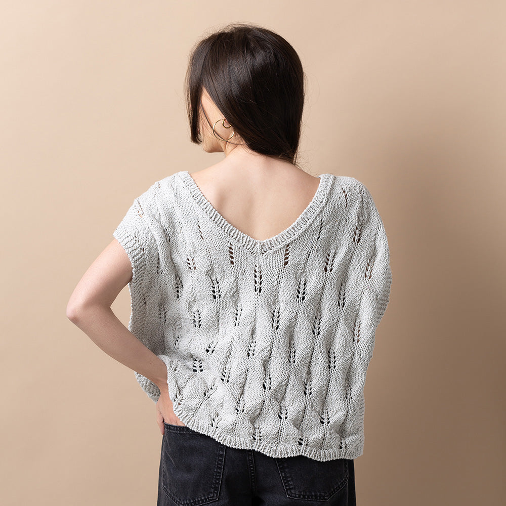 Pascuali Beech Leaf Shirt schema maglia cotone traforata
