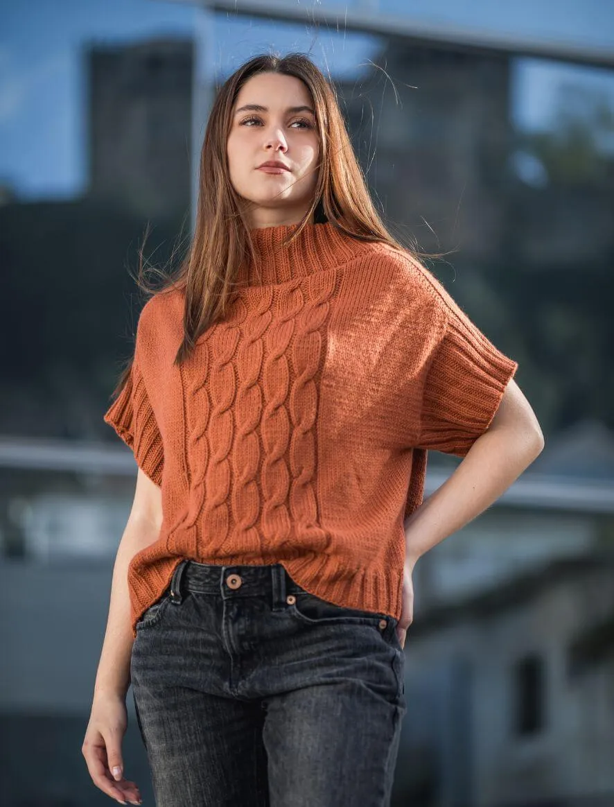 Rosarios4 TJ De Inverno Caramelo schema maglia donna