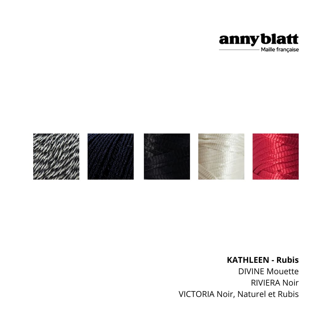 Anny Blatt Kathleen borsa kit maglia cotone sorbet