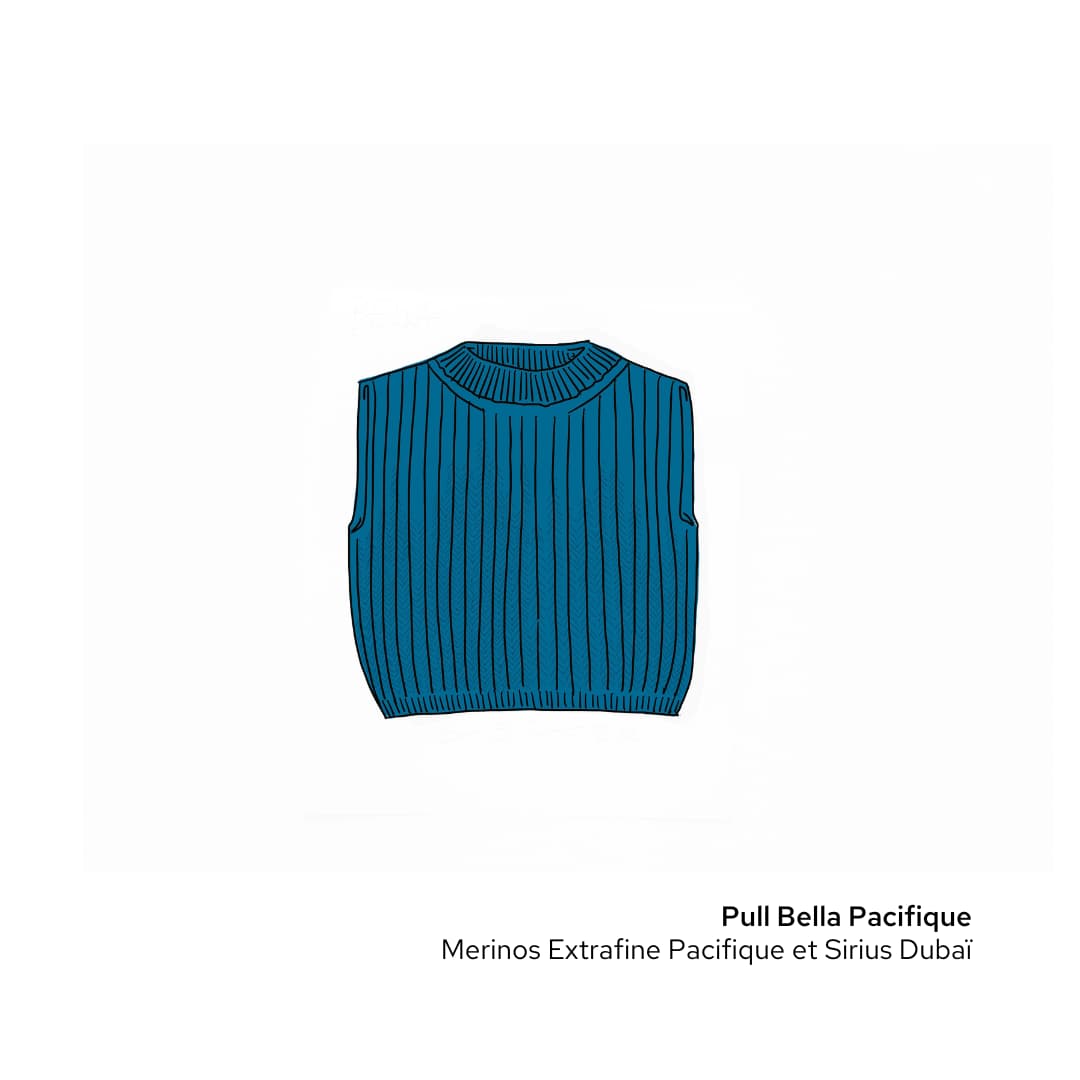 Anny Blatt Bella Dune gilet merino e mohair