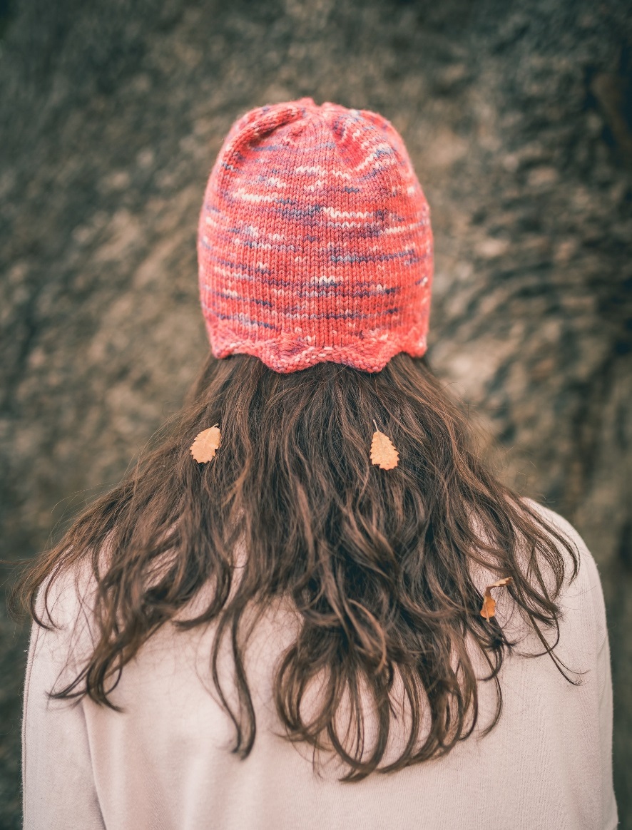 Rosarios4 239 Gorro Rosa schema cappello donna