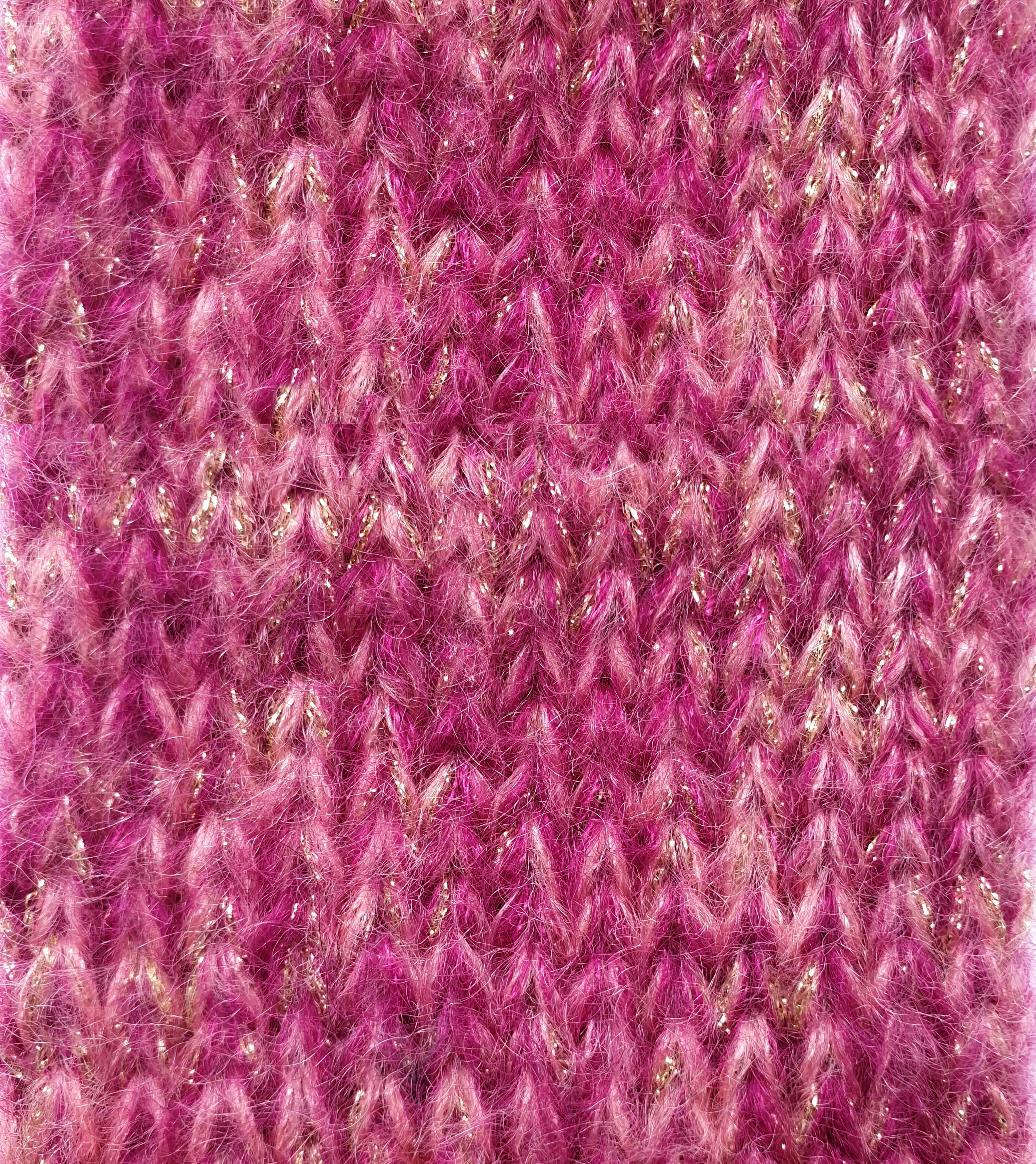 Anny Blatt Shery kit maglia pull mohair ambra