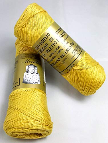 Morillas Zepelines Ne 8/2 filo cotone 2x75 g senape 34 mercerizzato