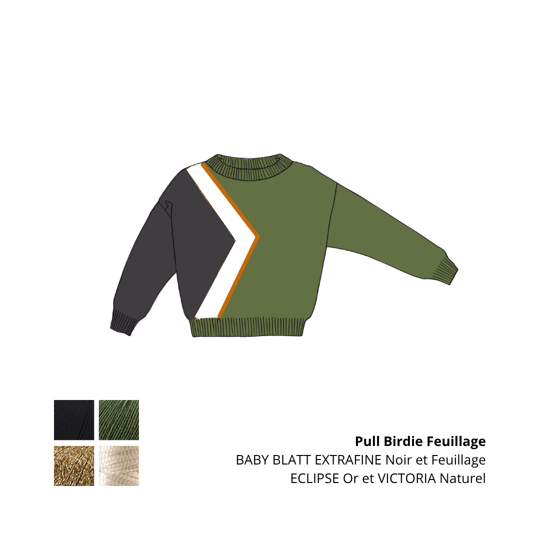 Annyblatt Birdie maglione donna kit maglia taglia S merino