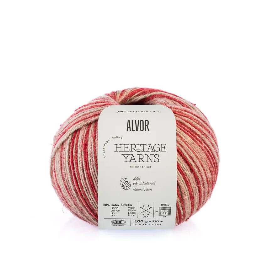 Rosarios4 Alvor Print filato primaverile multicolore