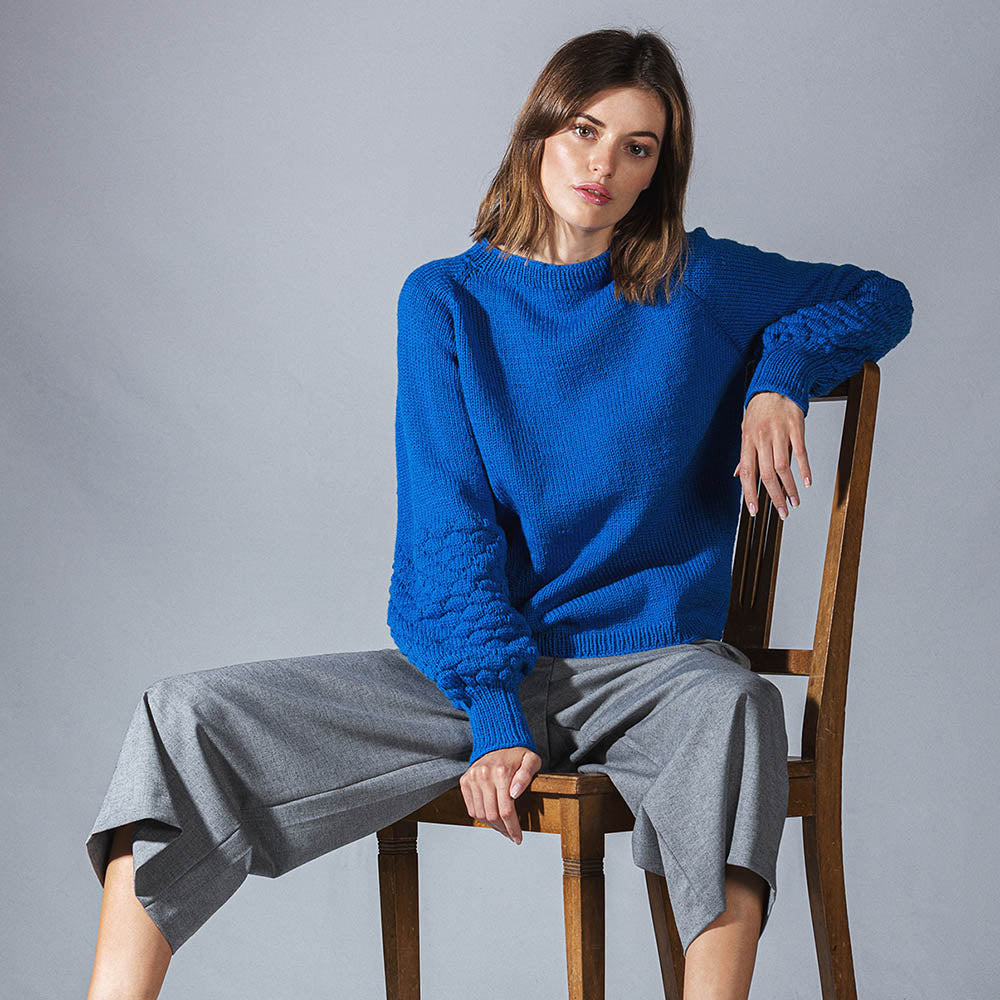 Pascuali Adara Pullover schema maglia top-down XS-XXXL