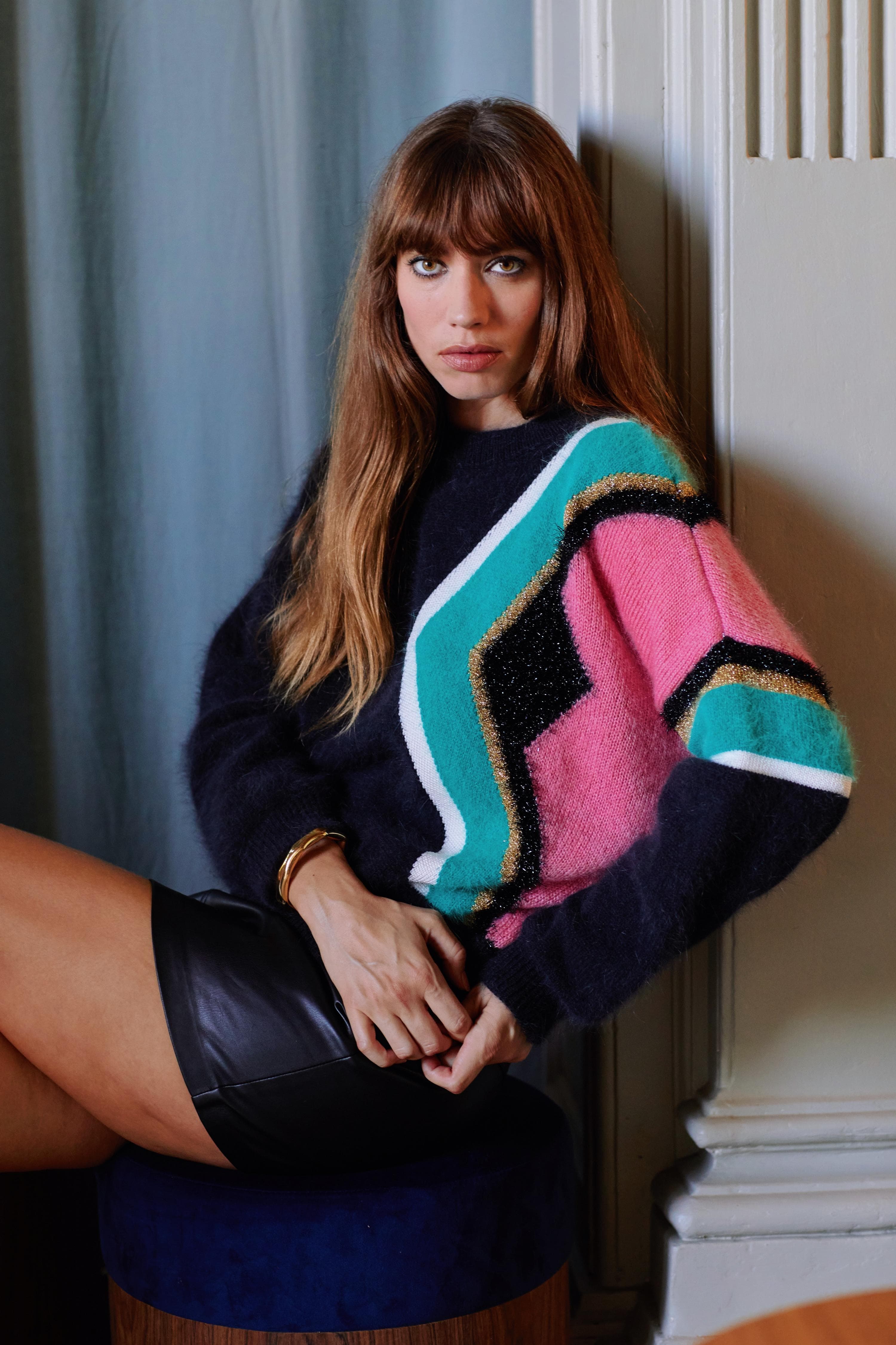 Anny Blatt Angora Douceur Daphne maglione angora