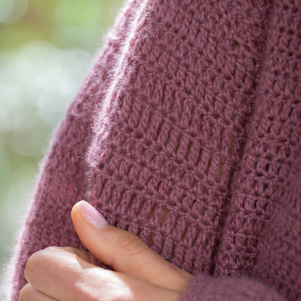 Pascuali Sunny Eve Sweater modello maglione uncinetto cashmere