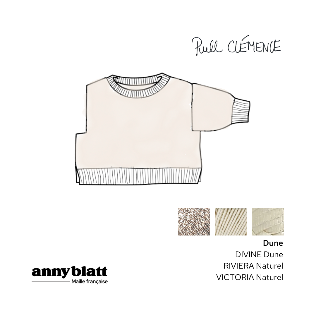 Anny Blatt Divine Clemence kit maglia cotone paillettes