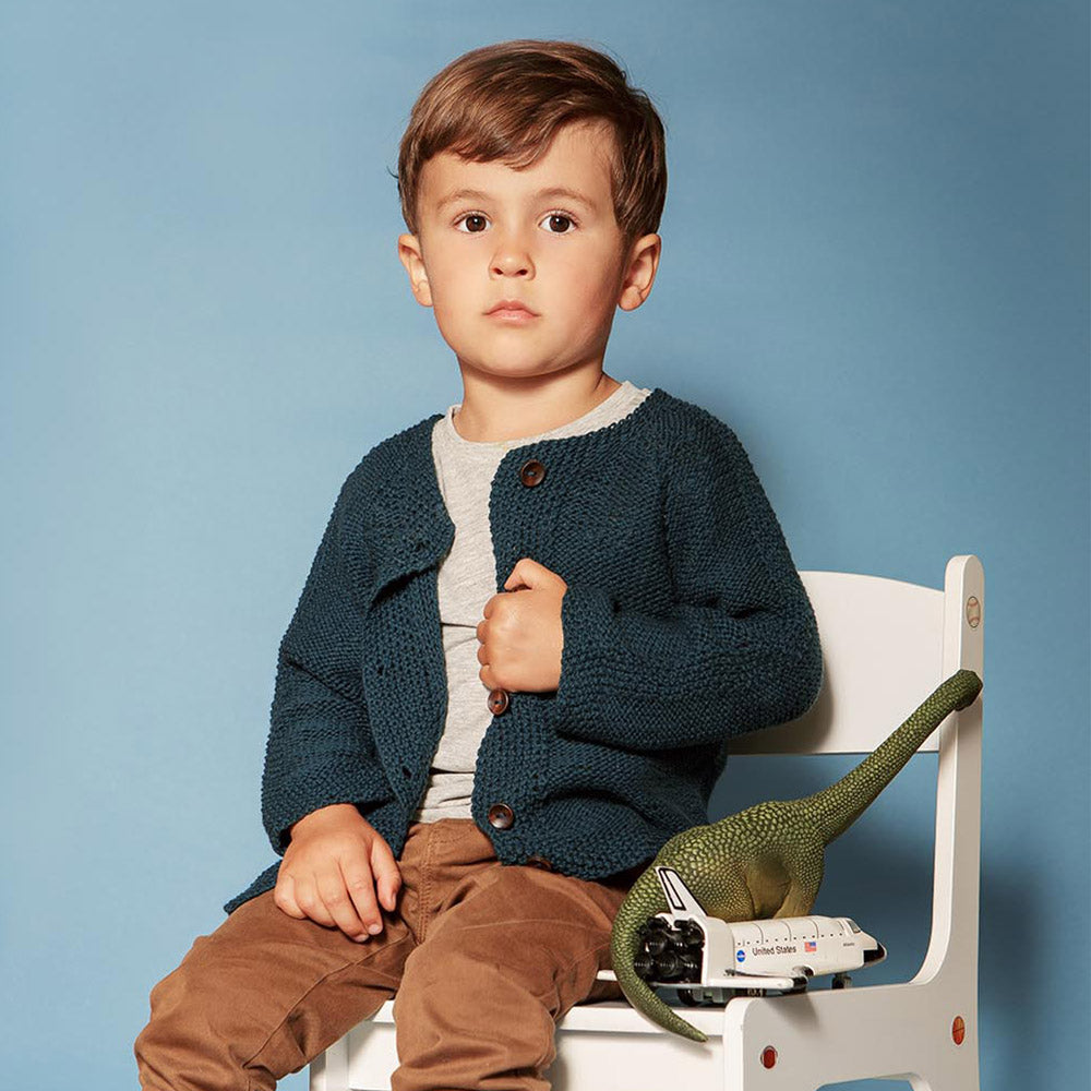Pascuali Bene Schema Maglia Cardigan Bambino 94-110