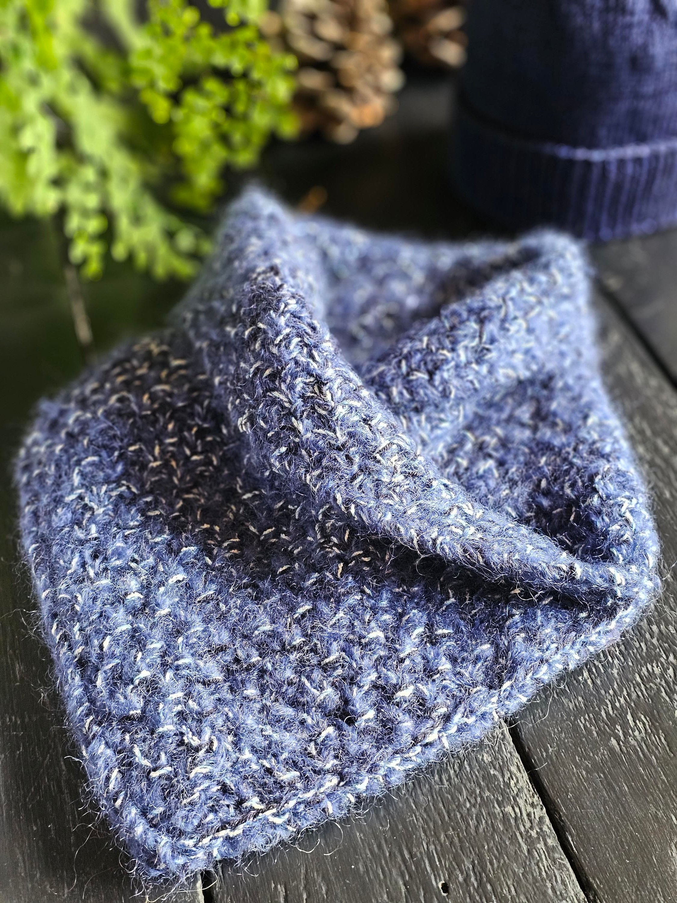 Anny Blatt Missouri scaldacollo kit maglia mohair