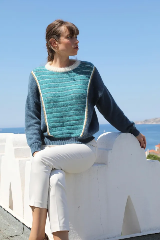 Annyblatt Petra pullover mohair seta Tahiti XS