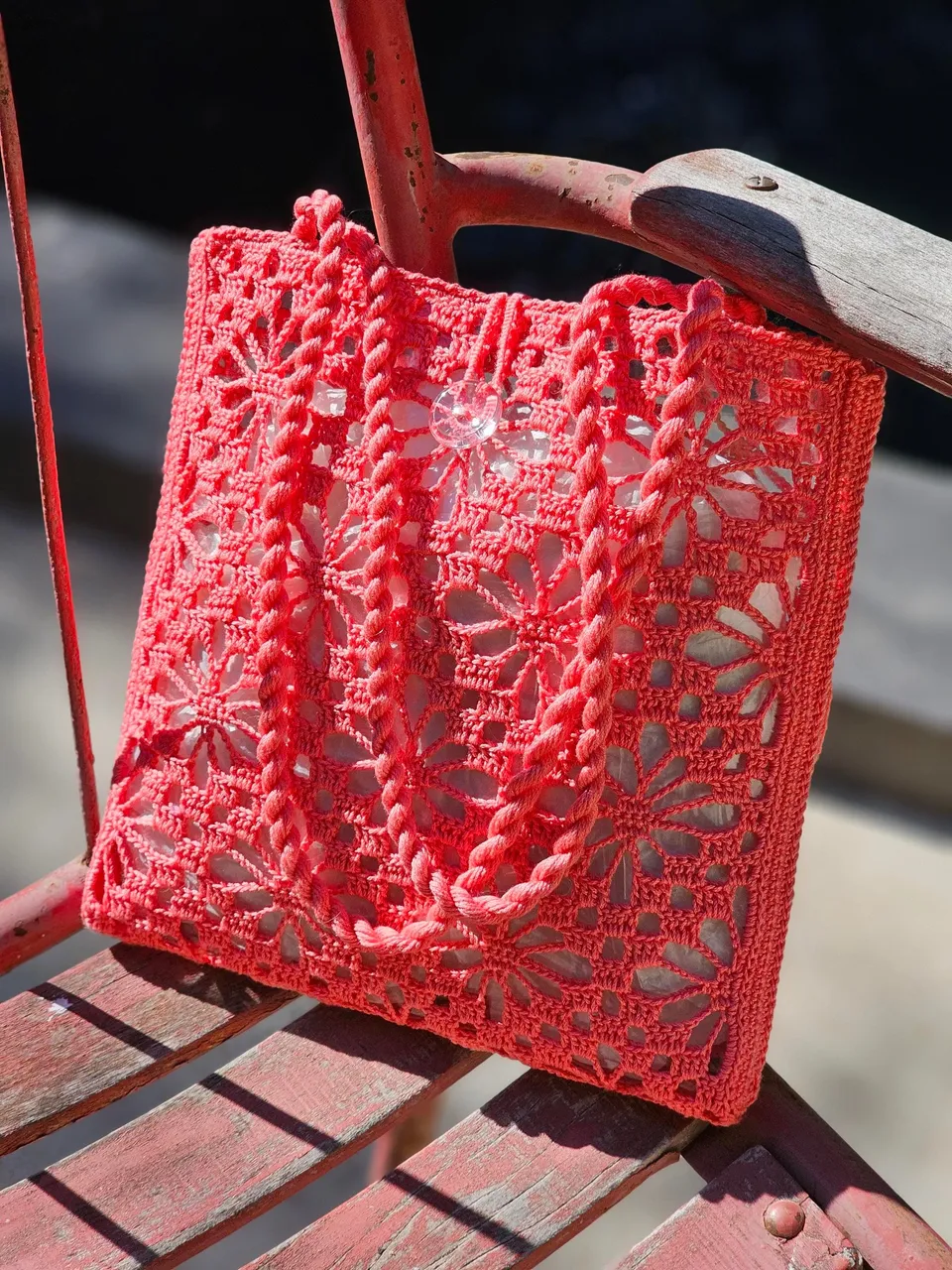 Anny Blatt Lindsay kit borsa uncinetto cotone ibisco