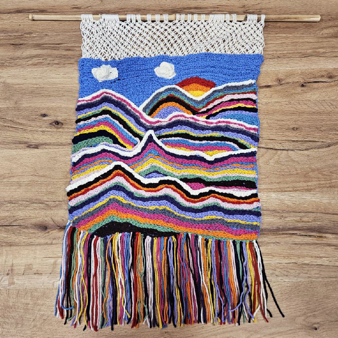 Gomitolorosa 4Arts 2024 Arazzo Arcobaleno