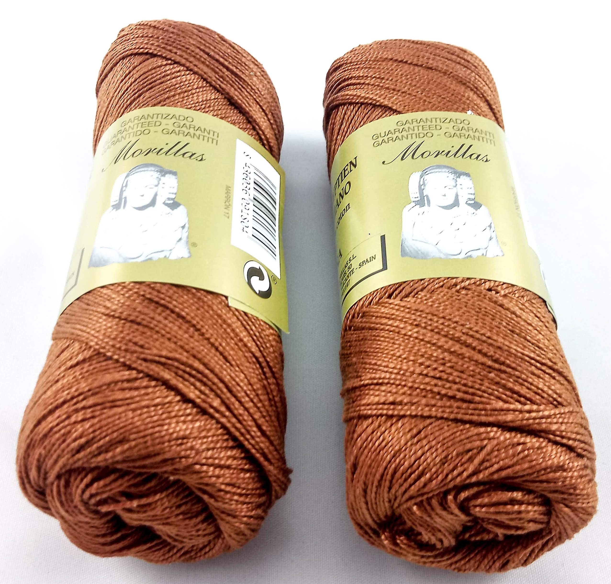 Morillas Zepelines Ne 5/2 filo cotone 2x75 g marrone 17 mercerizzato