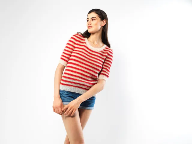 Annyblatt Sofia kit maglia mohair Naturale taglia S