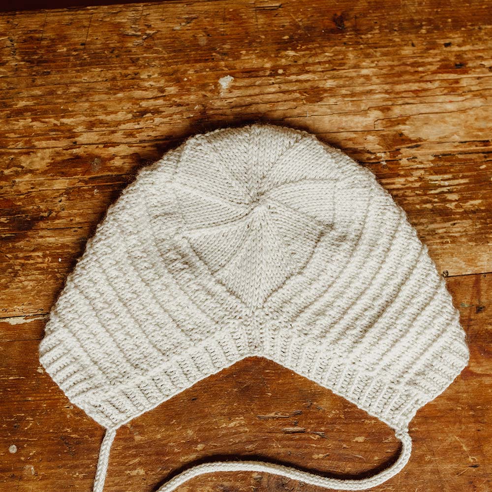 Pascuali Felipo cappello neonato schema maglia con laccetti