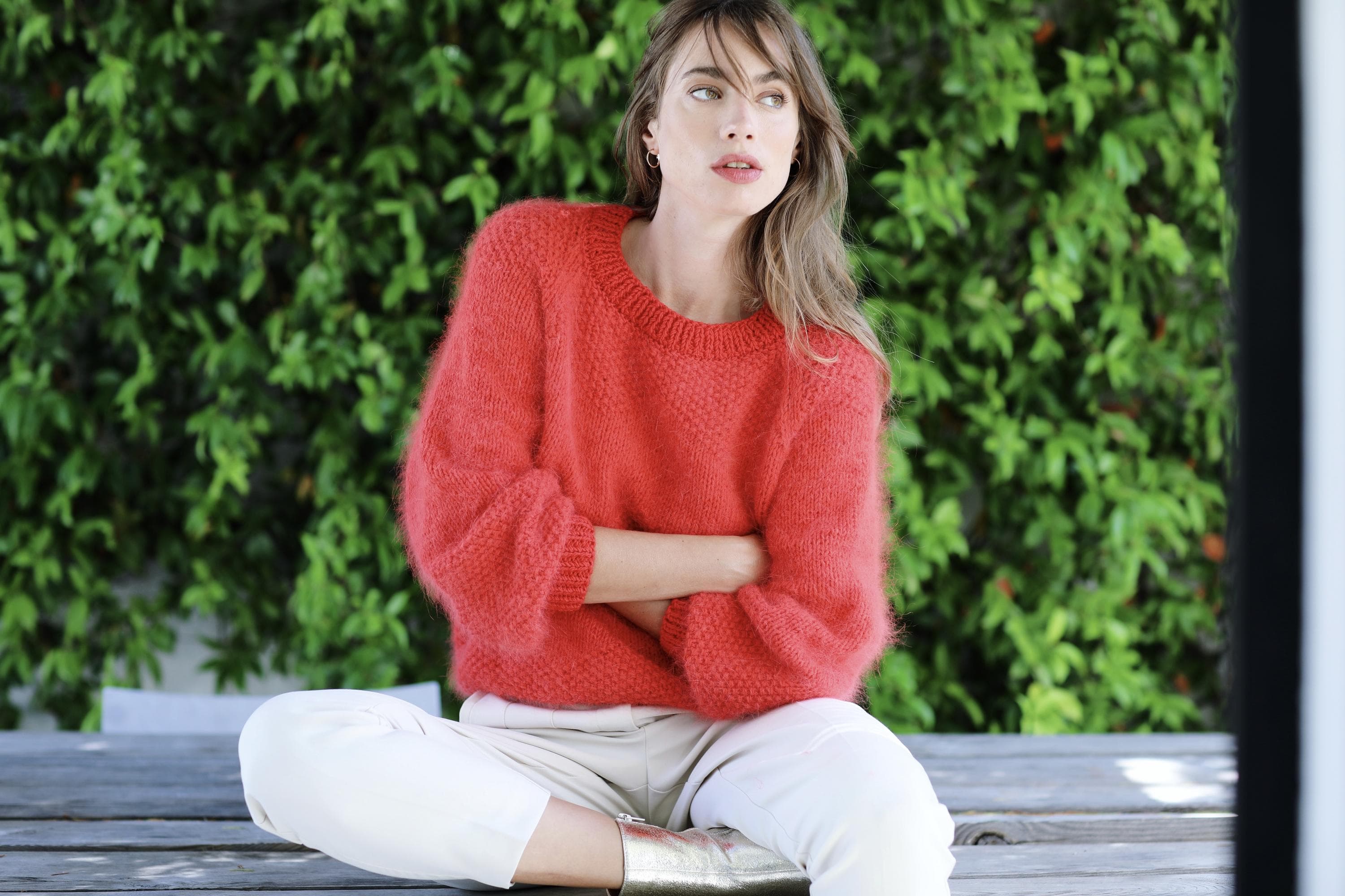 Annyblatt Diana kit maglia pullover angora e merino