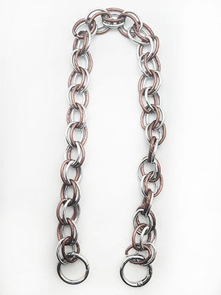 Catena borsa doppia metallo 50 cm anelli 954.203.01