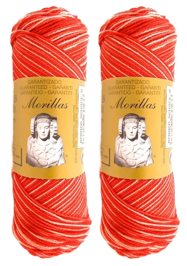 Morillas Zepelines Ne 5/2 cotone perlato arancione 27 2x75g