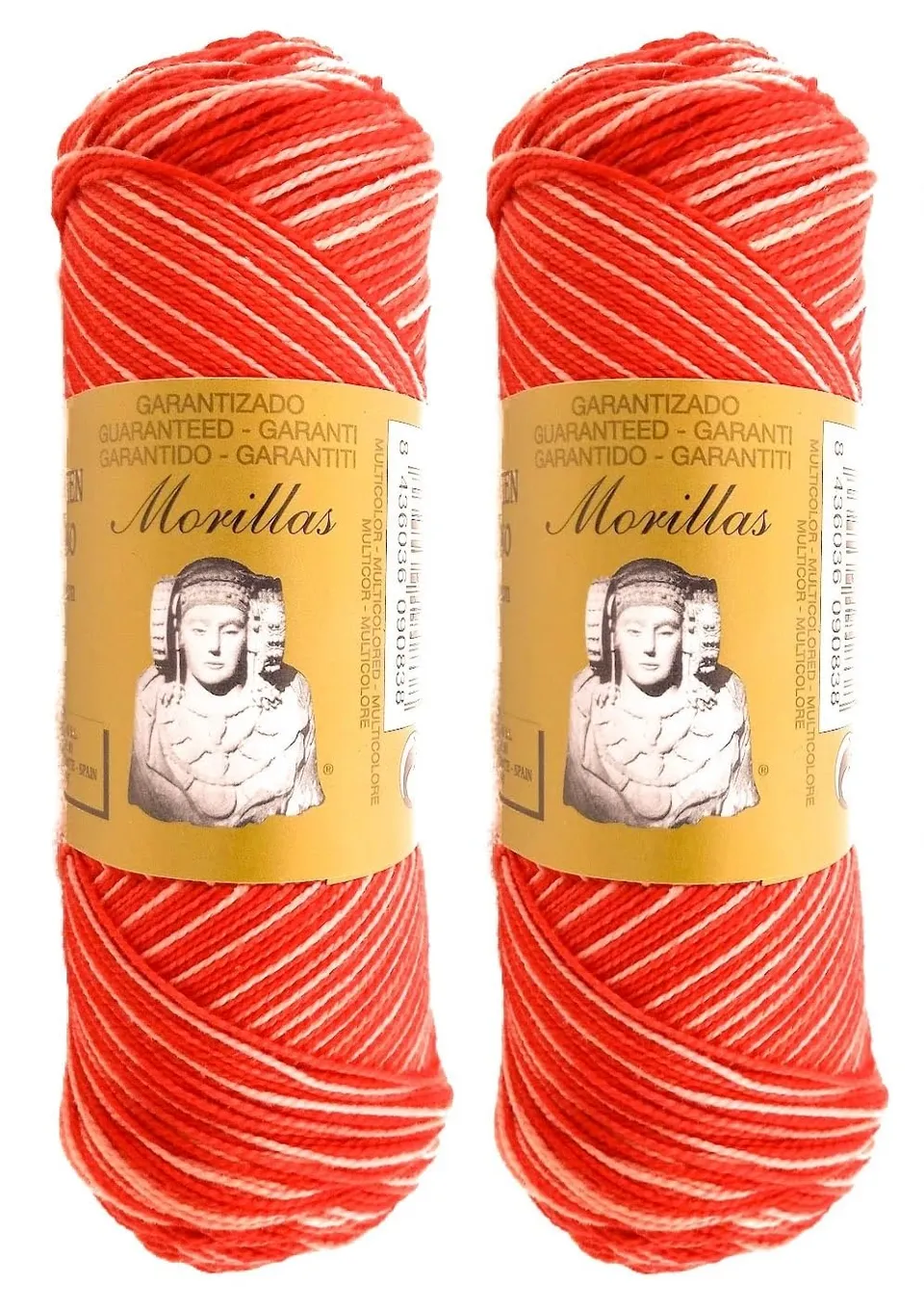 Morillas Zepelines Ne 5/2 cotone perlato arancione 27 2x75g