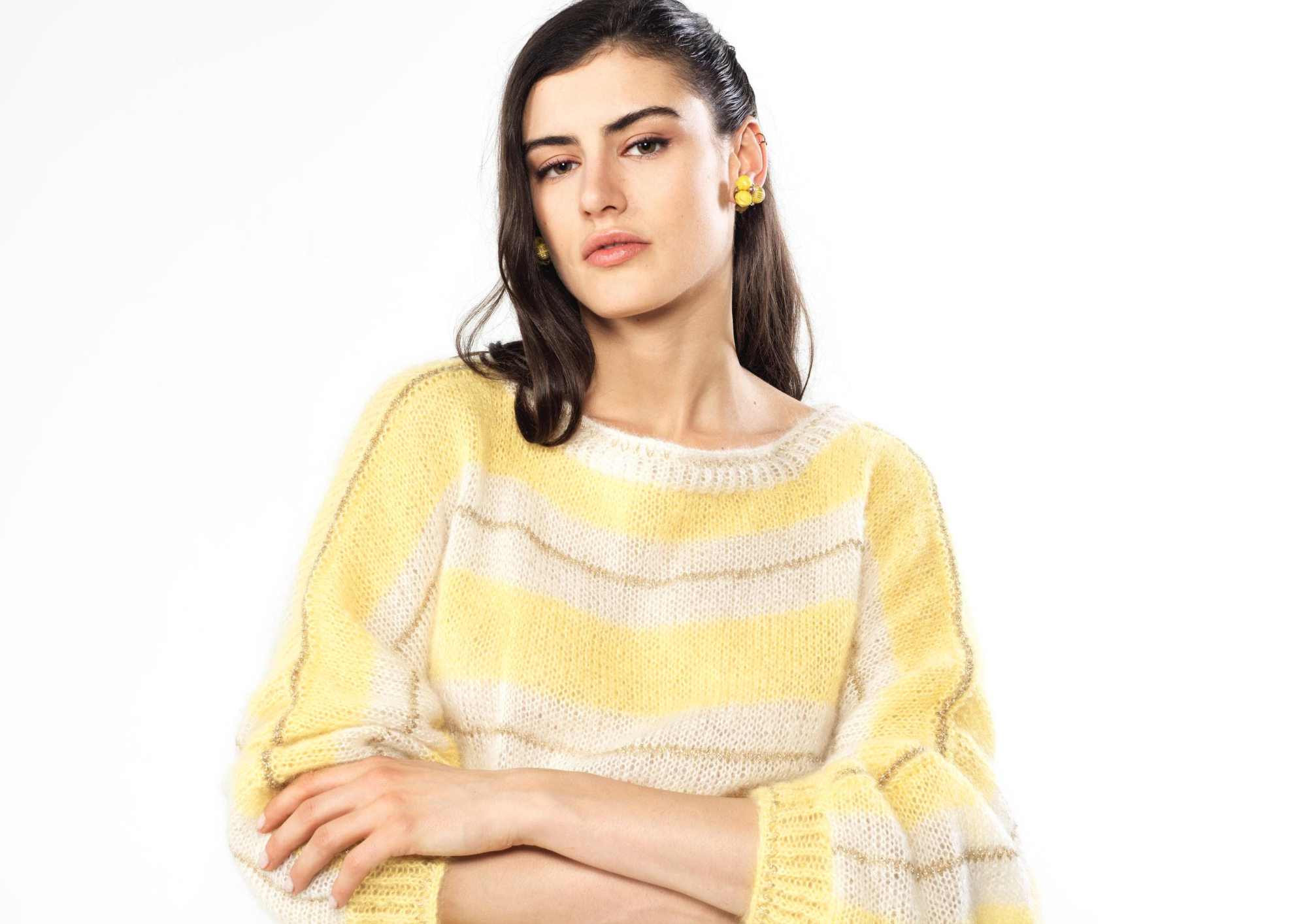 Annyblatt Honey Moon Judith pull modello maglia a righe