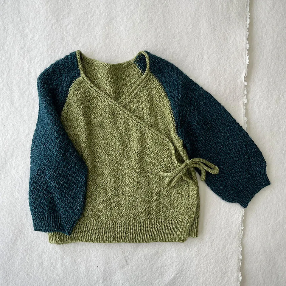 Pascuali Bow Snug schema giacca neonato bicolore