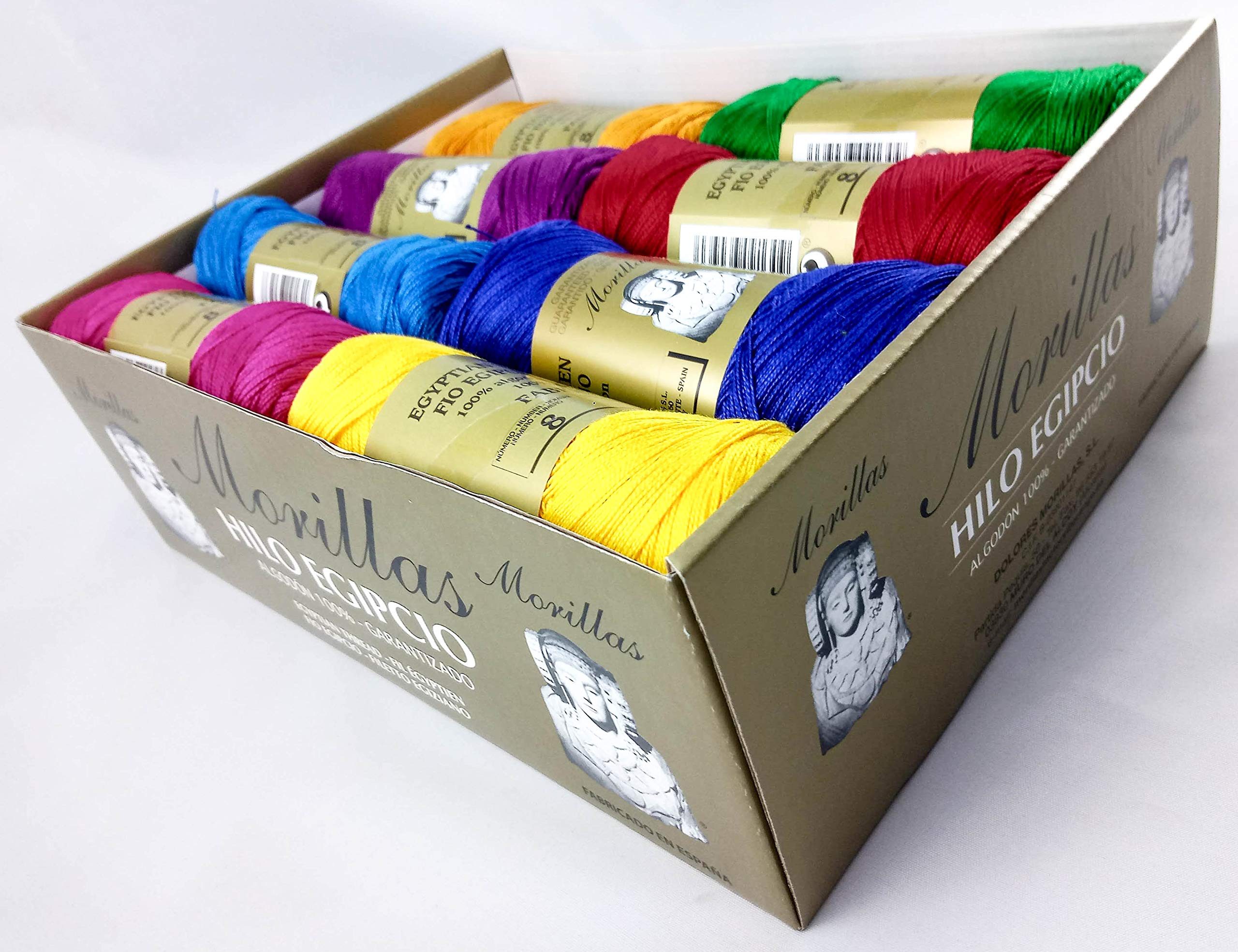 Morillas Zepeline Ne 8/2 filo cotone perlato 16pz scuri