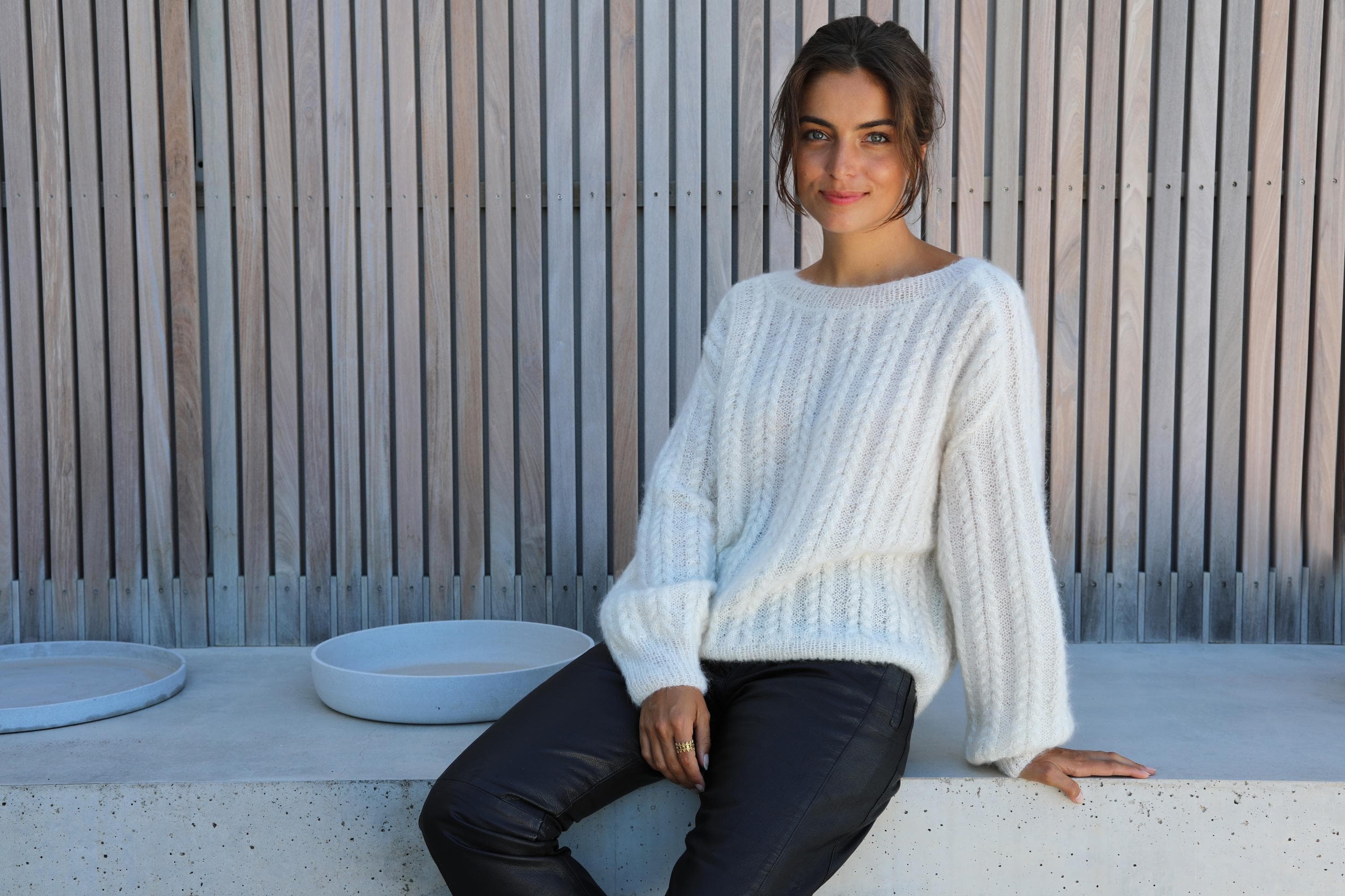 Anny Blatt Thea kit maglia maglione mohair trecce