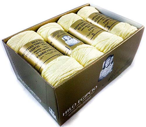 Morillas Zepelines Ne 5/2 filo di cotone giallo 3 x8 mercerizzato