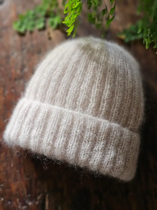Anny Blatt Alaska berretto kit maglia unico dune mohair