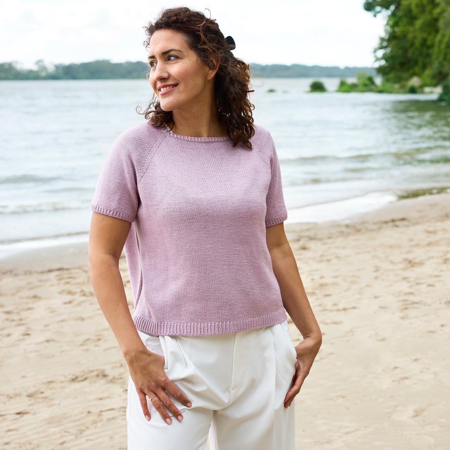 Rosy Green Mengeti schema t-shirt maglia merino PDF