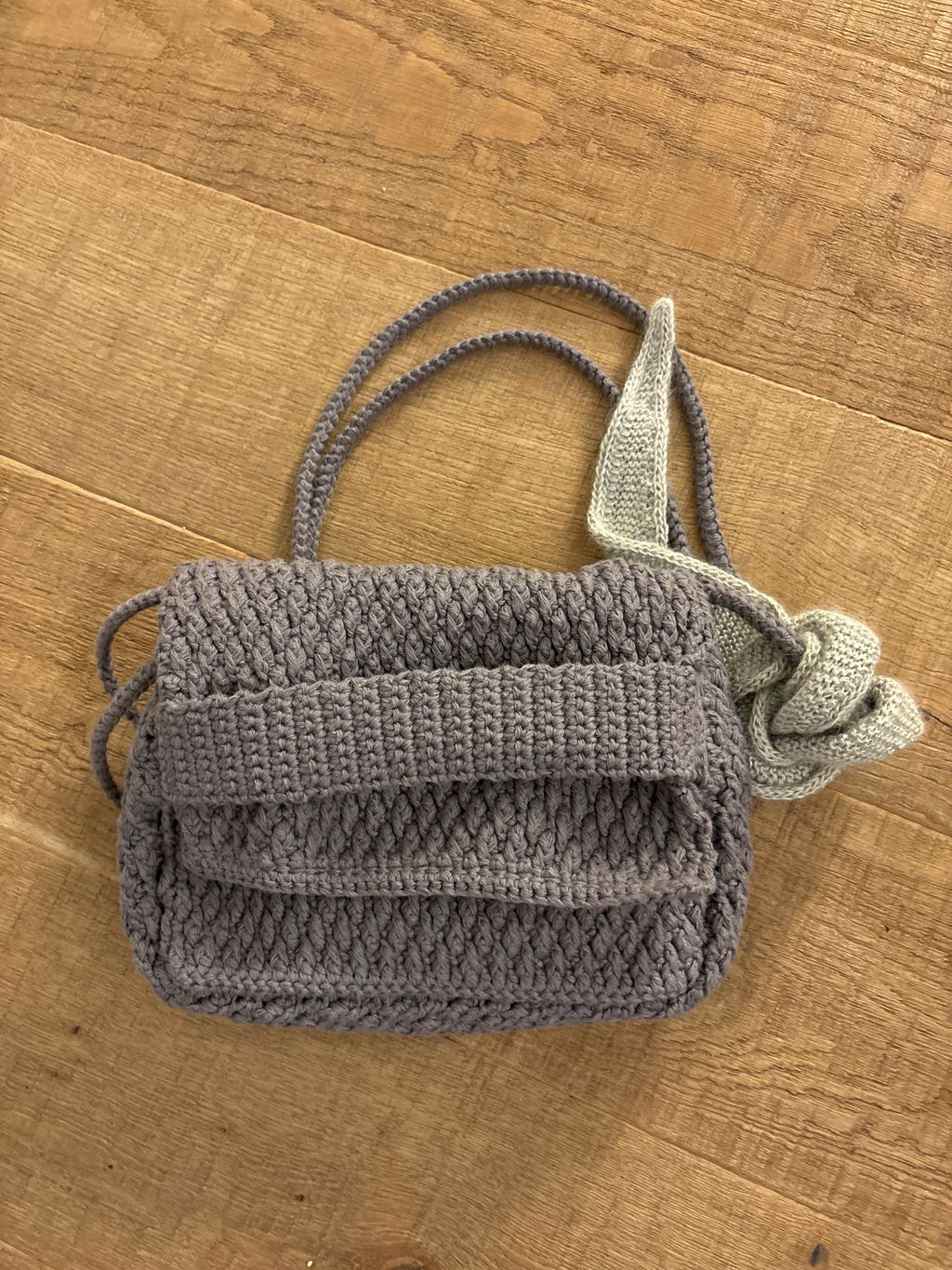 Pascuali Lunti schema uncinetto clutch cotone mohair