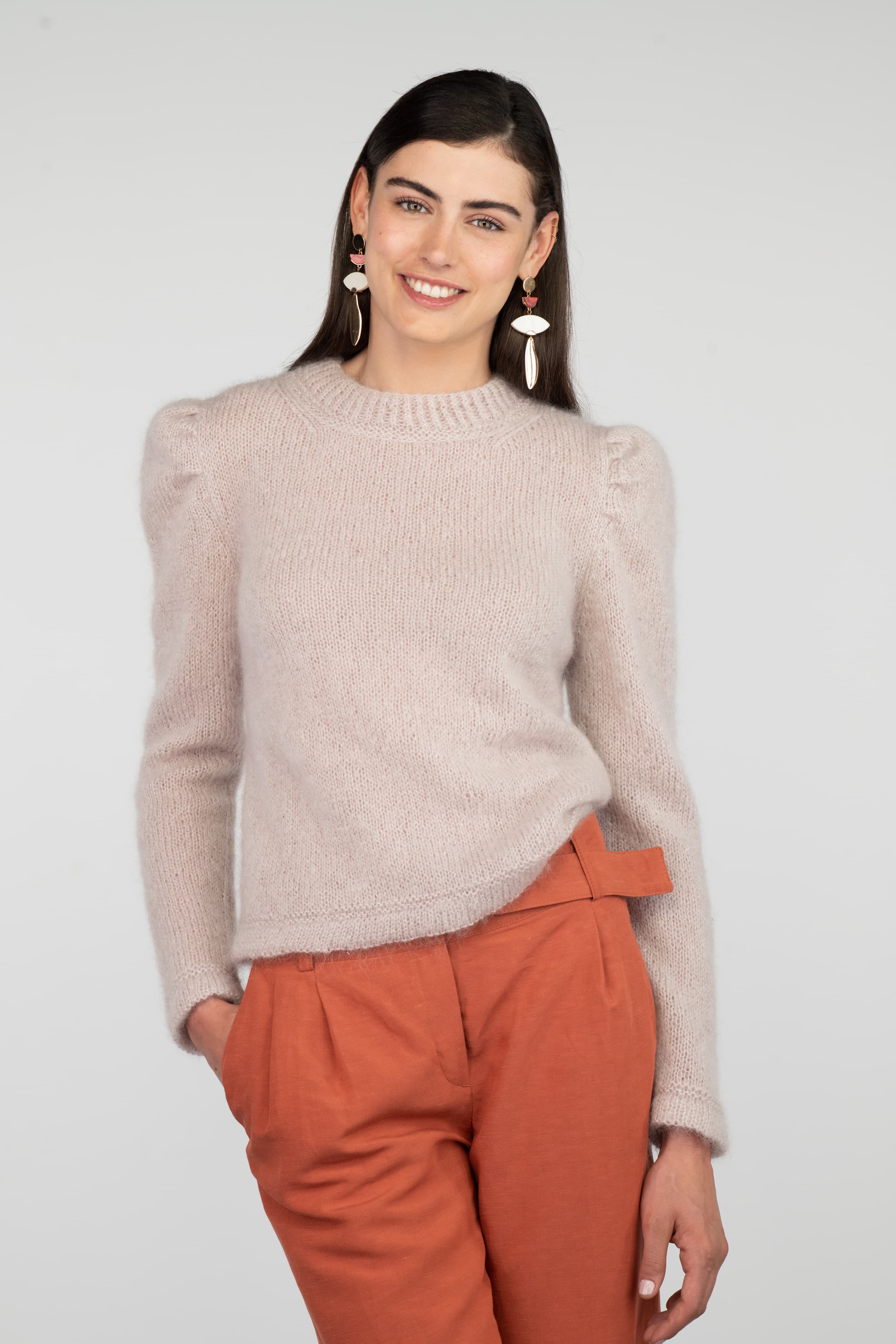 Annyblatt Sirius Sonia kit maglia S dune mohair e seta