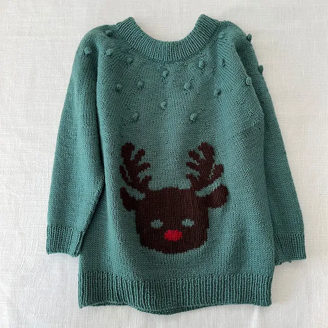 Pascuali Rudi schema maglia bambino renna