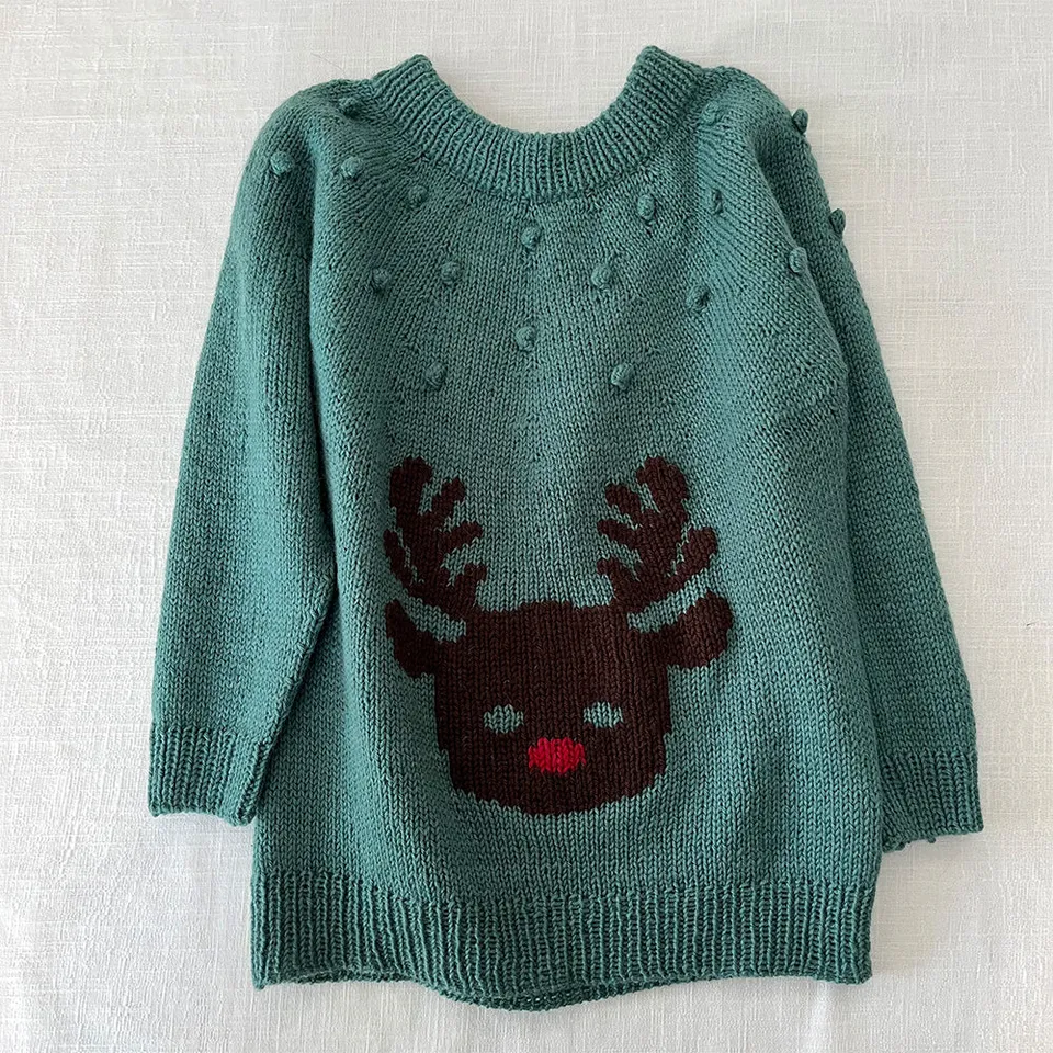 Pascuali Rudi schema maglia bambino renna
