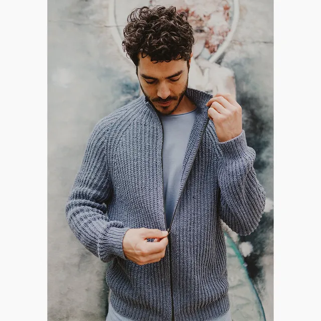 Pascuali Ketan cardigan schema maglia cerniera