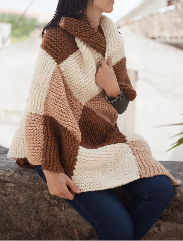 Rosarios4 148 Bulky Light modello coperta