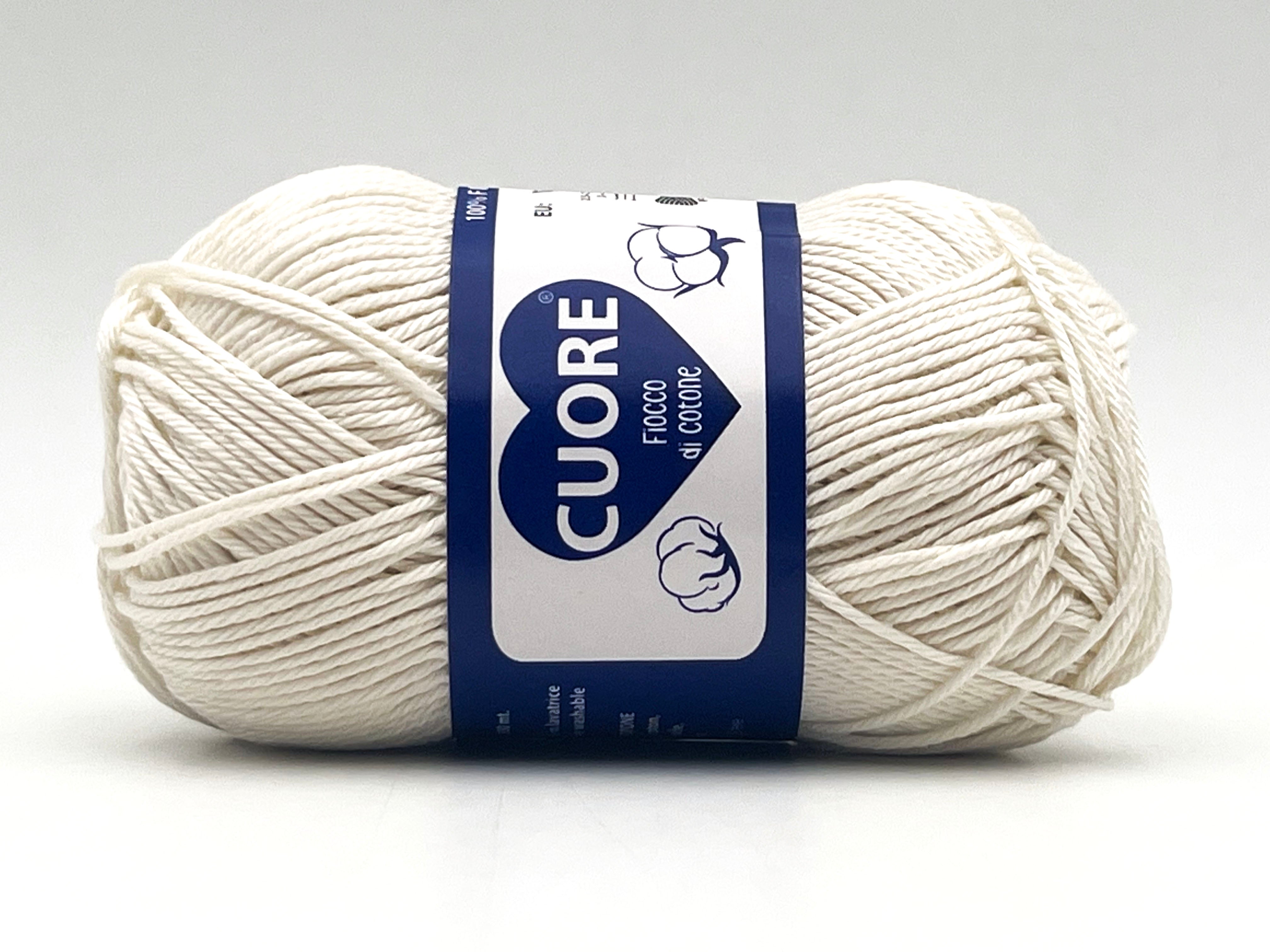 Il Filo di Arianna Cuore gomitolo cotone 40g tinta unita