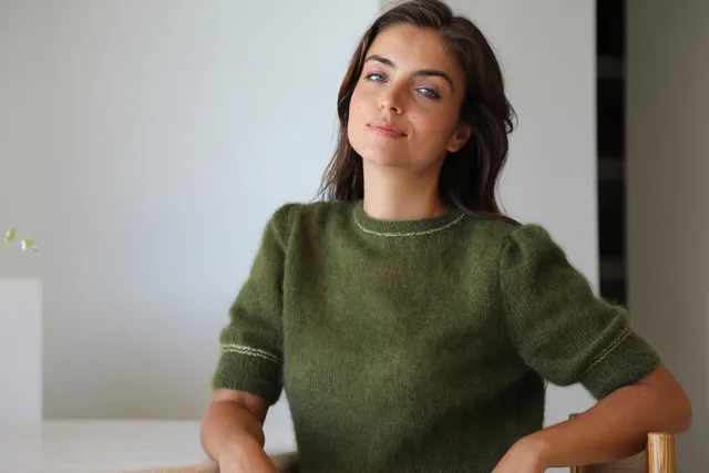 Anny Blatt Monica kit maglia pullover mohair leggero