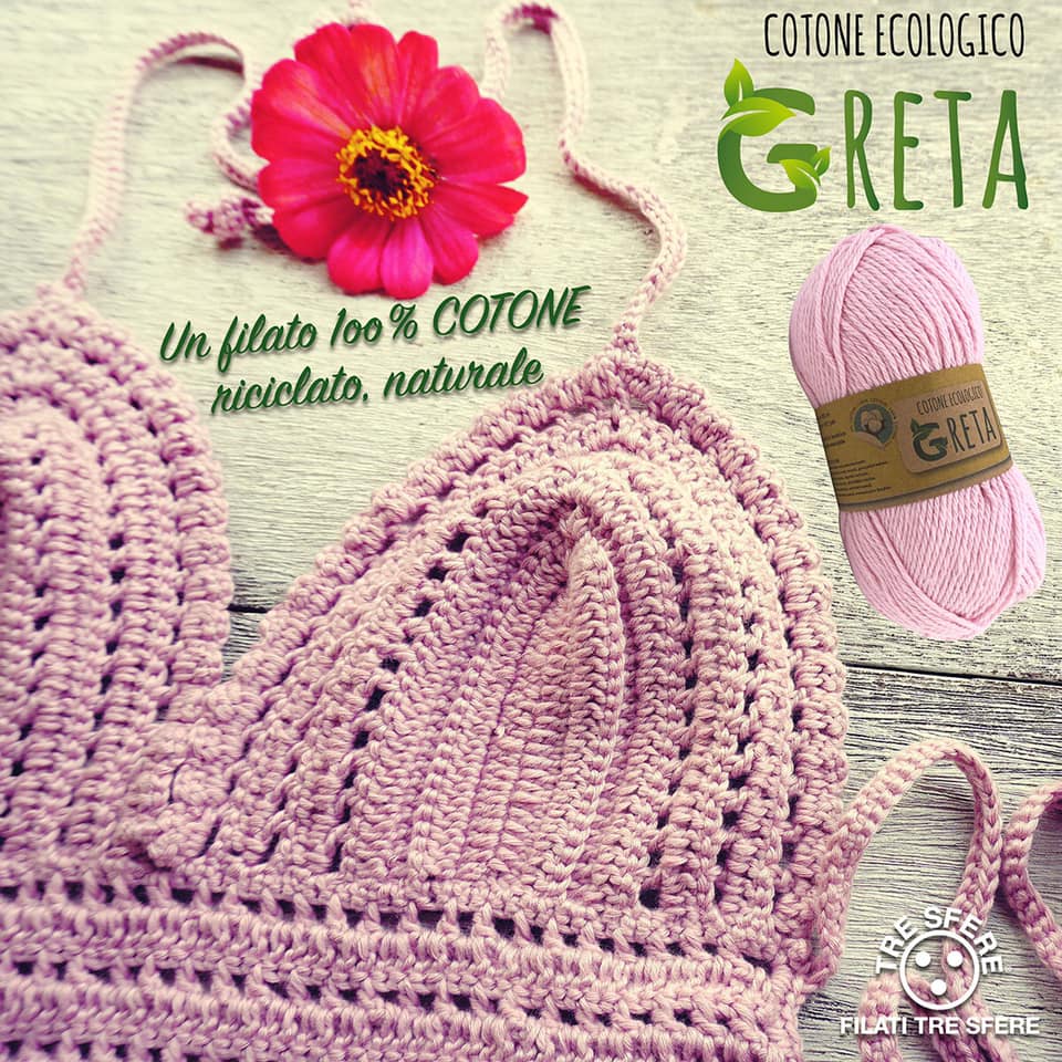 Il Filo di Arianna Greta cotone ecologico 100g 153m nero