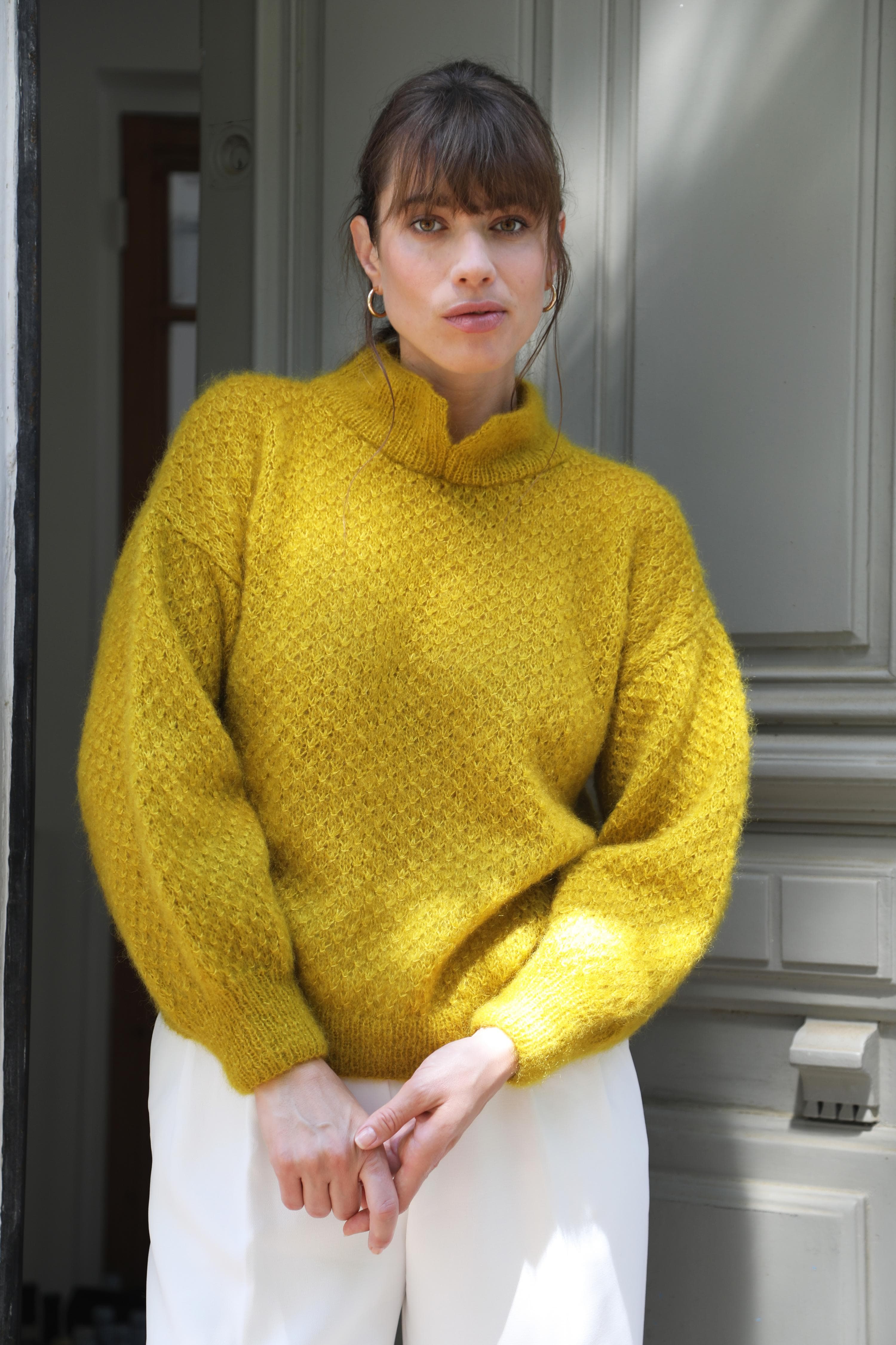 Anny Blatt Pernelle kit maglia mohair palmier taglia S