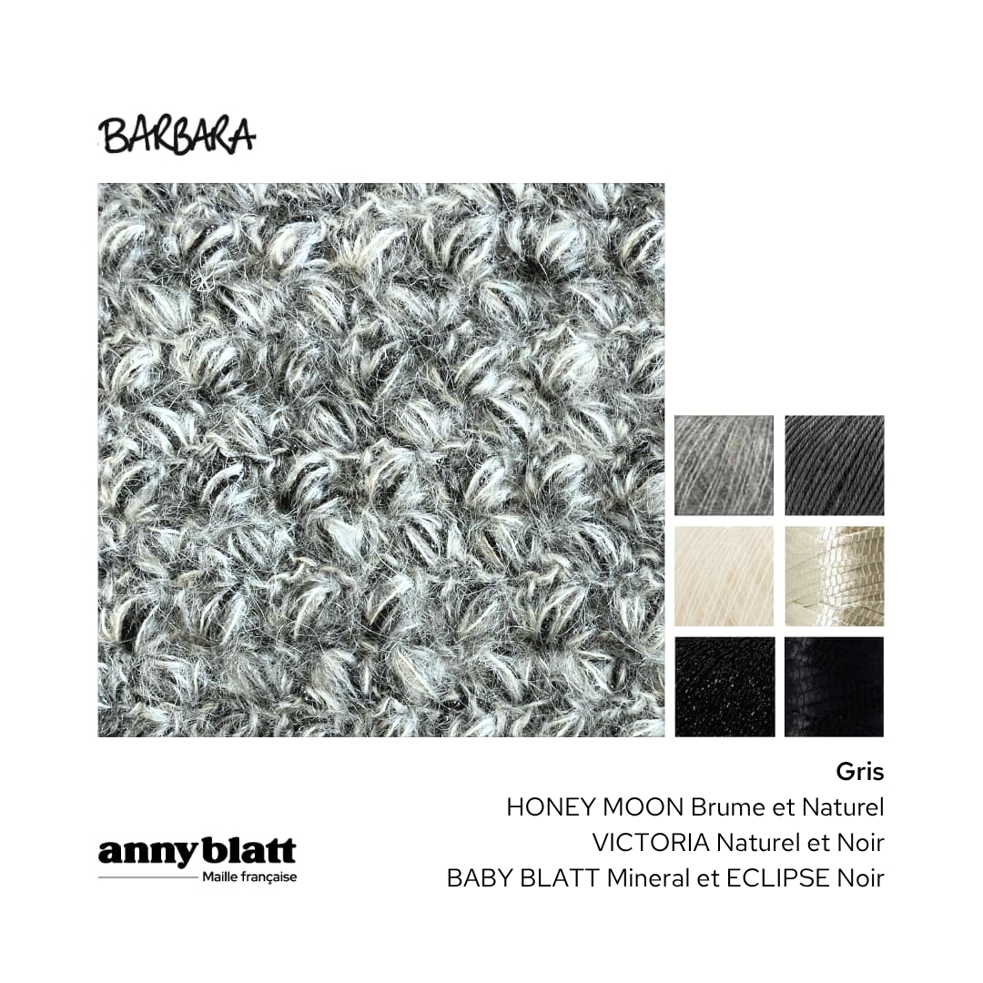 Annyblatt Barbara kit giacca uncinetto mohair e seta