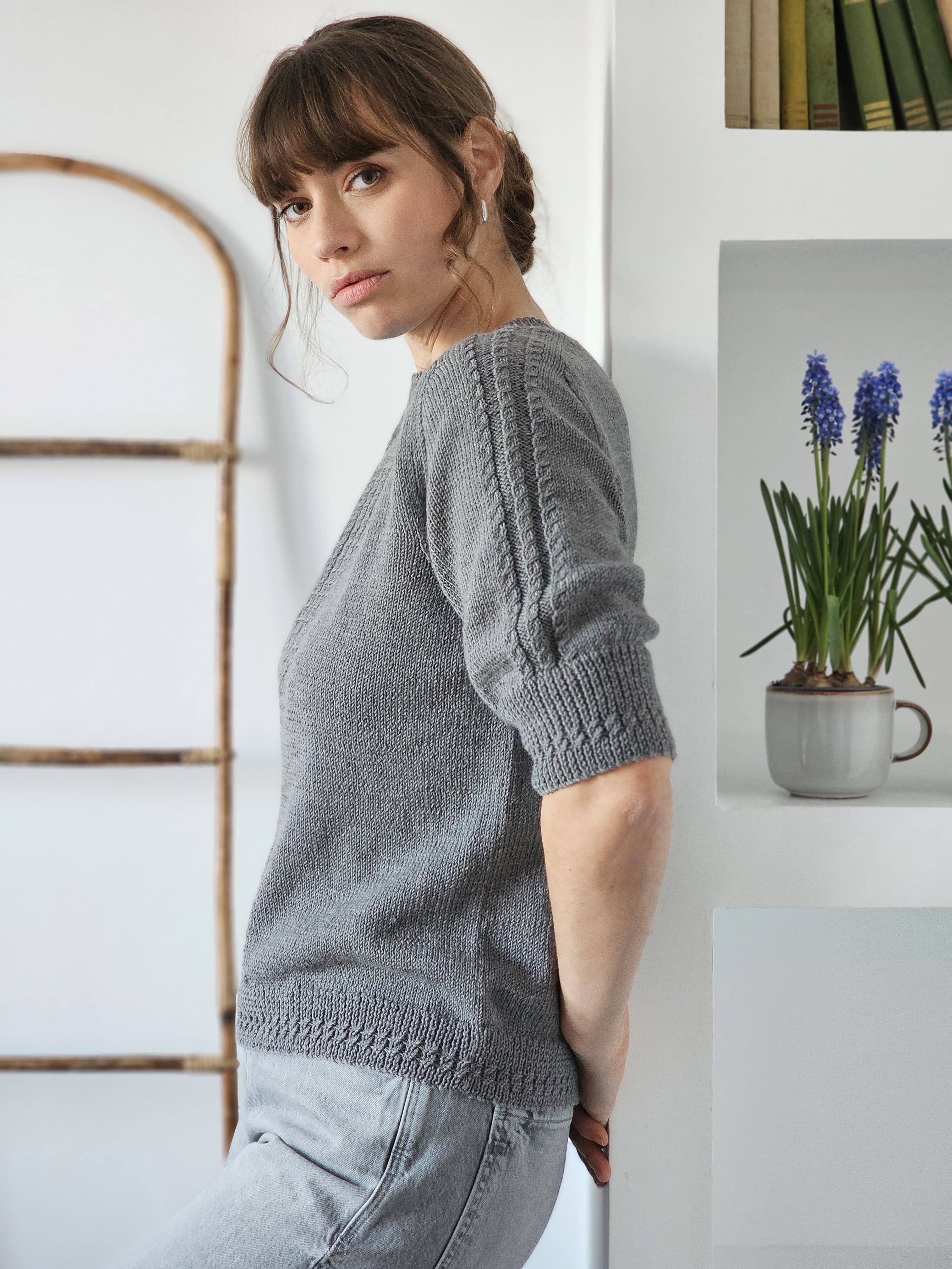 Annyblatt Talia kit maglia merino Mineral taglia S