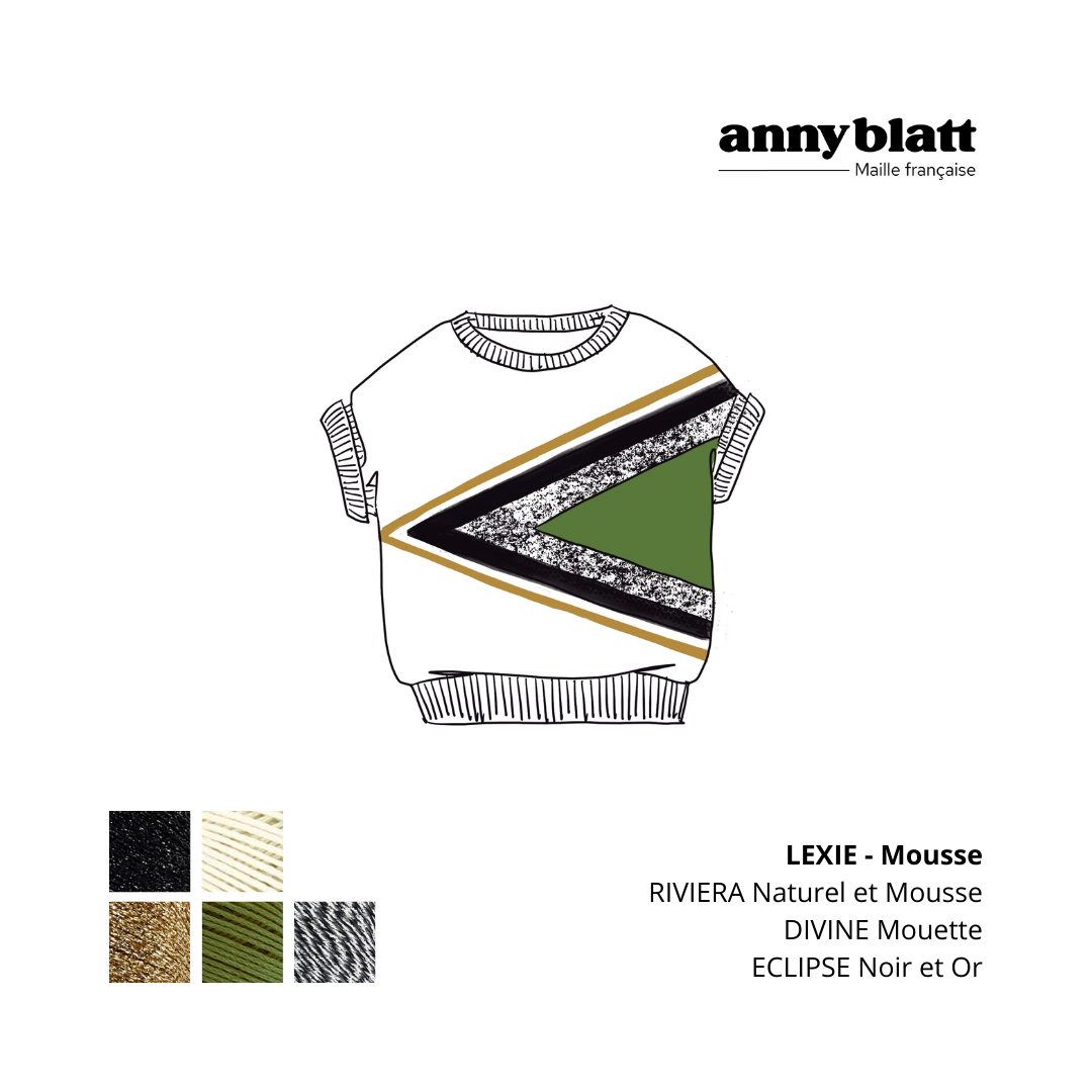 Anny Blatt Robbie kit top cotone jacquard M