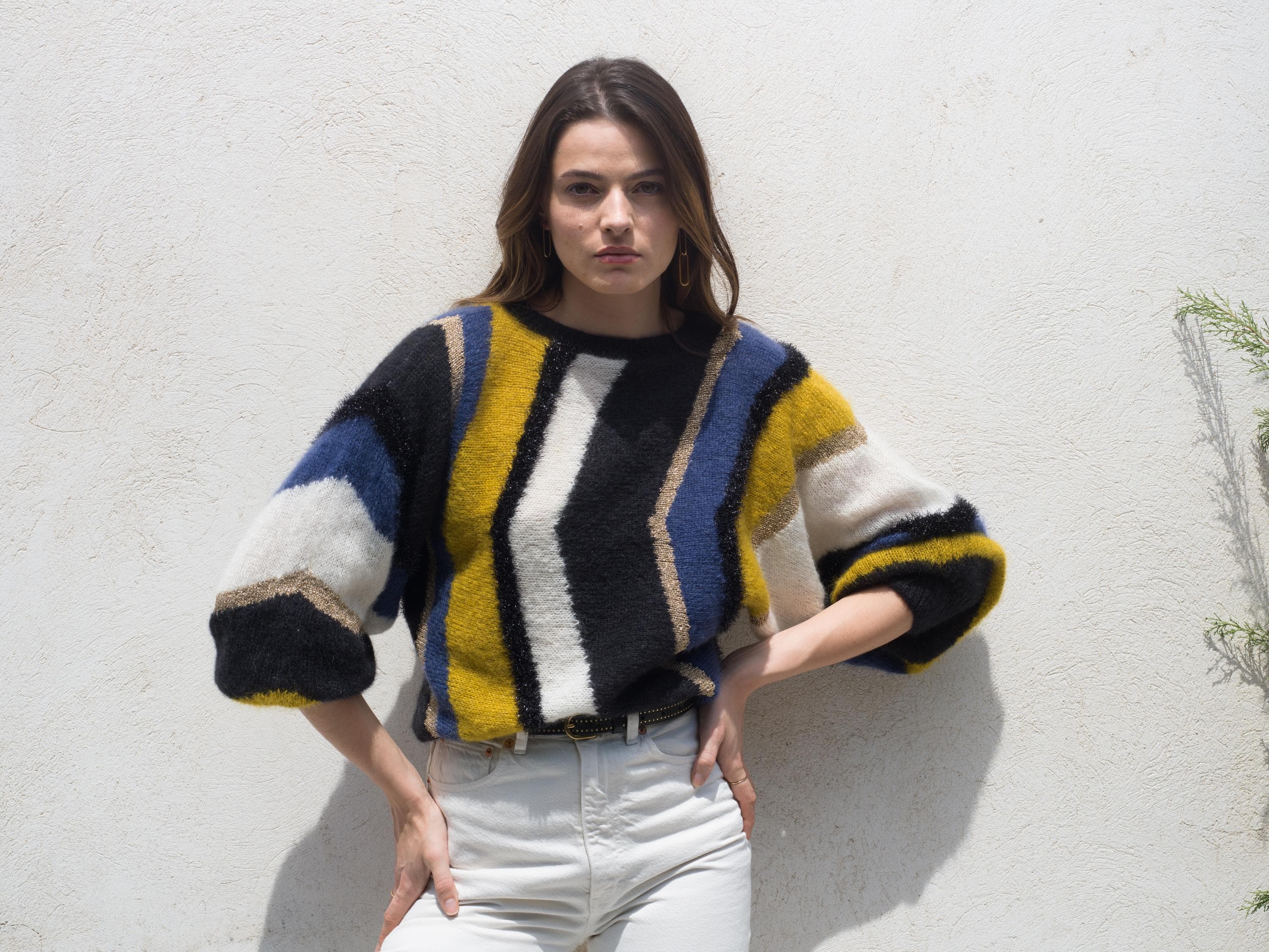 Anny Blatt Dakota pull da lavorare nero S